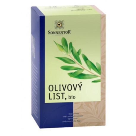 Olivový list čaj bio 21.6 g porcovaný dvoukomorový