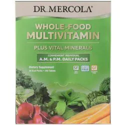 Multivitamín pro dospělé, Whole Food Daily Packs, 240 tablet