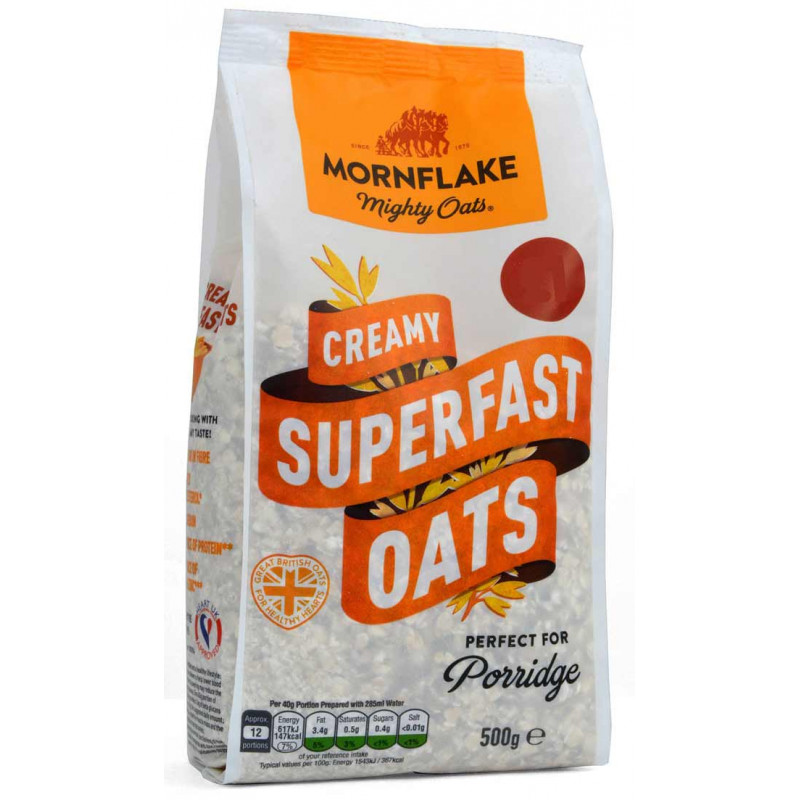 Mornflake, Creamy Superfast Oats Bag, 500 g Nejenleky.cz