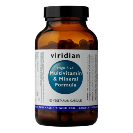High Five Multivitamin & Mineral Formula 120 kapslí, Viridian
