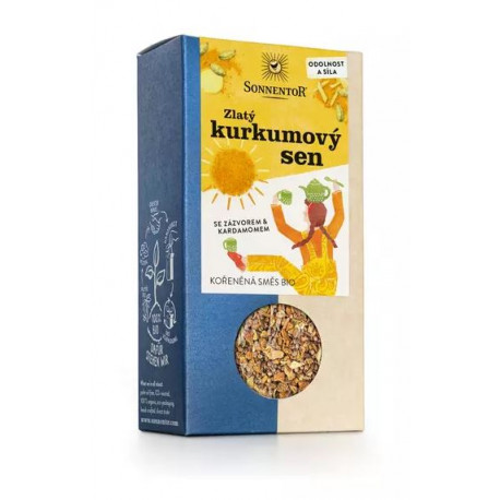 Sonnentor, Zlatý kurkumový sen sypaný, 120 g, BIO