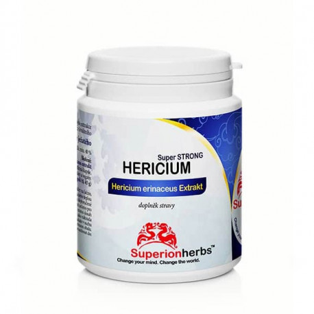 HERICIUM, Lví hříva, Super Strong, 500 mg, 90 kapslí