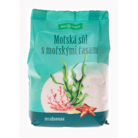 Mořská sůl jodovaná mořskými řasami 500 g