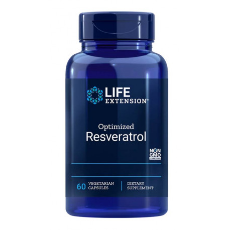 Resveratrol Optimized, 250 mg, 60 kapslí