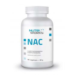 N-Acetyl-L-cystein, NAC, 600 mg, 90 kapslí