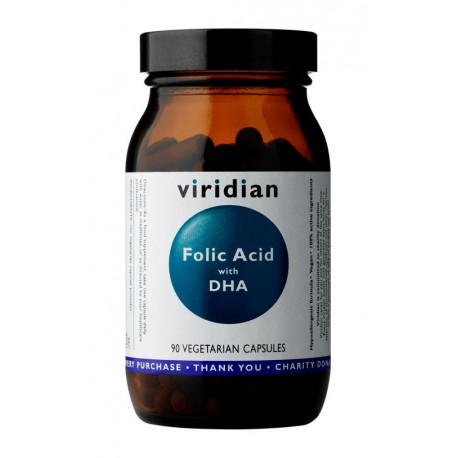 Folic Acid 400 mcg, DHA 90 kapslí (Kyselina listová a DHA)