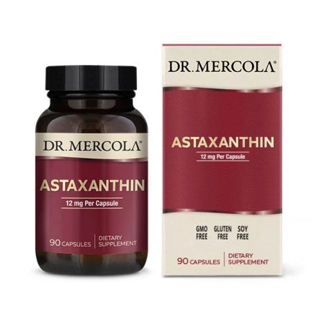 Astaxanthin, 12 mg, 90 kapslí
