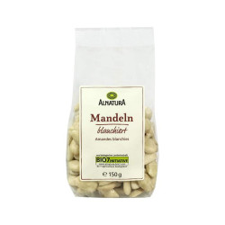 Mandle blanšírované celé BIO 150 g