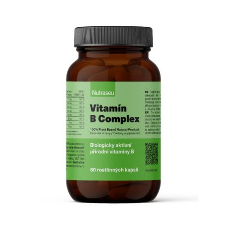 Vitamín B Complex 100% Plant Based 60 kapslí