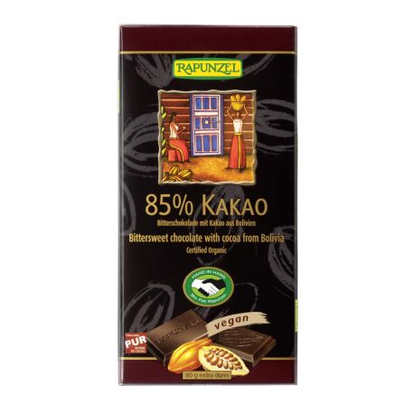 Čokoláda 85% BIO 80 g