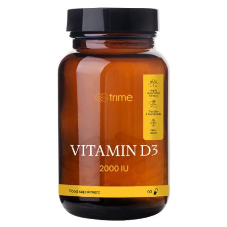 Vitamín D3, cholekalciferol 2000 IU, 90 kapslí