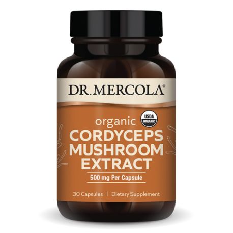 Cordyceps, Extrakt 500 mg, 30 kapslí