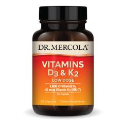 Vitamín D3 1000 IU, K2 45 µg, 30 kapslí