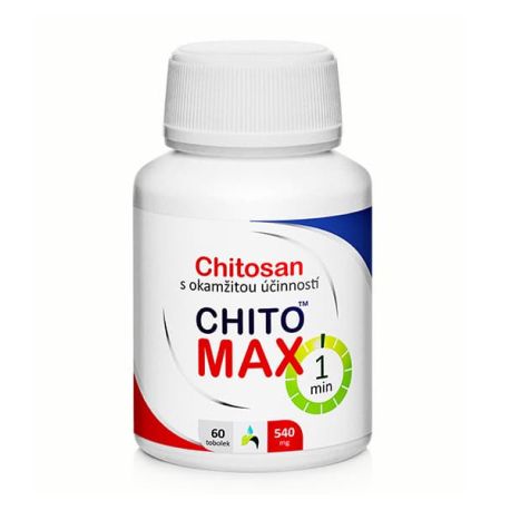 Chitomax, chitosan 500 mg, 60 kapslí