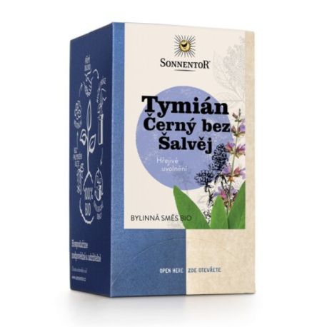 Tymián Černý bez Šalvěj bylinná směs bio 23,4 g porcovaný