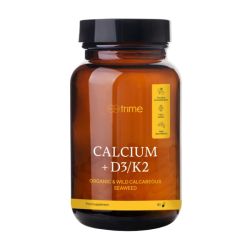 Calcium z mořských řas + vitamíny D3&K2, 90 kapslí