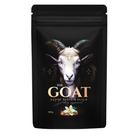 Nativní kozí mléčný protein 62,7 % 480 g vanilka skořice
