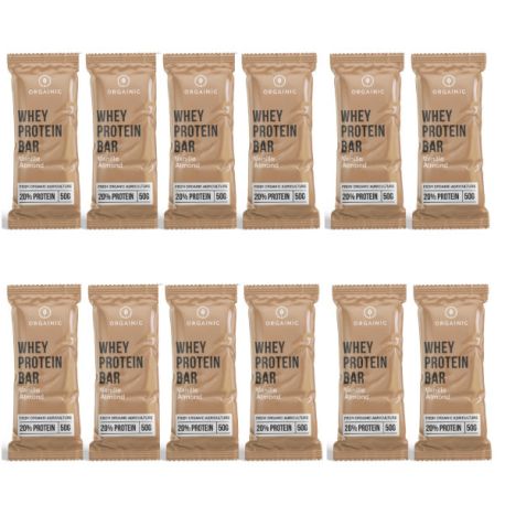 Whey protein bar vanilka almond BIO 50g 12 kusů