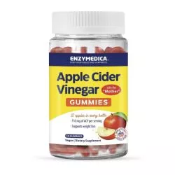 Apple Cider Vinegar 355 mg Gummies, vitamín B12 1000 μg, 74 pcs
