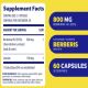 Berberine 400 mg, 60 kapslí