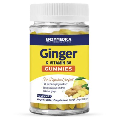 Ginger & Vitamin B6, 60 Gummies