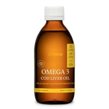 Omega-3 Cod Liver Oil, tresčí olej, 250 ml