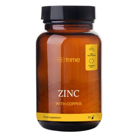 Zinek chelát 15mg, měď, 90 kapslí