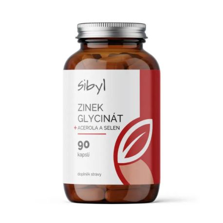 Zinek glycinát s acerolou a selenem 90 kapslí