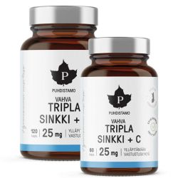 Triple Zinc 25mg + Vitamin C 120 kapslí