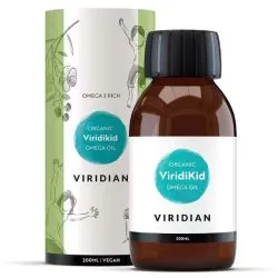 Viridikid Omega 3 olej pro děti, rostlinný, 200 ml Organic