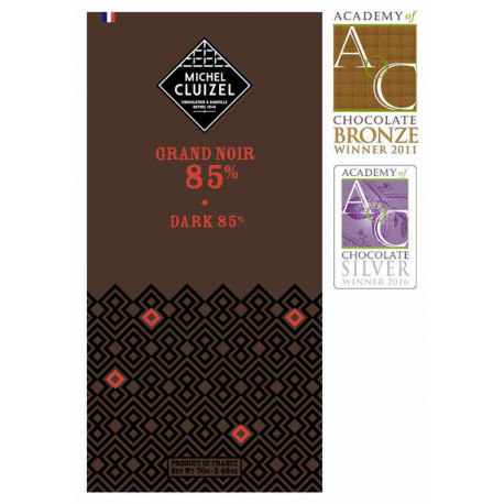 Čokoláda Michel Cluizel Grand Noir 85%