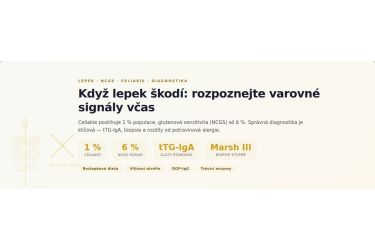 Celiakie a glutenov&aacute; senzitivita v&scaron;e o nesn&aacute;&scaron;enlivosti lepku podle současn&eacute; vědy
