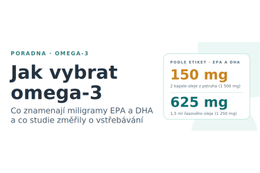 Jak vybrat omega-3: co znamenaj&iacute; miligramy EPA a DHA na etiketě a co studie změřily u ryb&iacute;ho, krilov&eacute;ho a řasov&eacute;ho oleje