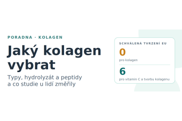 Jak&yacute; kolagen vybrat: hověz&iacute;, nebo ryb&iacute;, typ I, II a III, hydrolyz&aacute;t a peptidy. Co studie u lid&iacute; změřily a proč EU kolagenu neschv&aacute;lila ž&aacute;dn&eacute; tvrzen&iacute;.