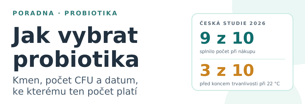 Jak vybrat probiotika: co na etiketě znamená kmen, počet CFU a „v době výroby“ a co o nich smí výrobce tvrdit