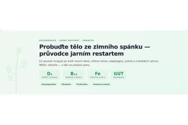 Jak na to? Aneb jak posilnit organismus po n&aacute;ročn&eacute; zimě.